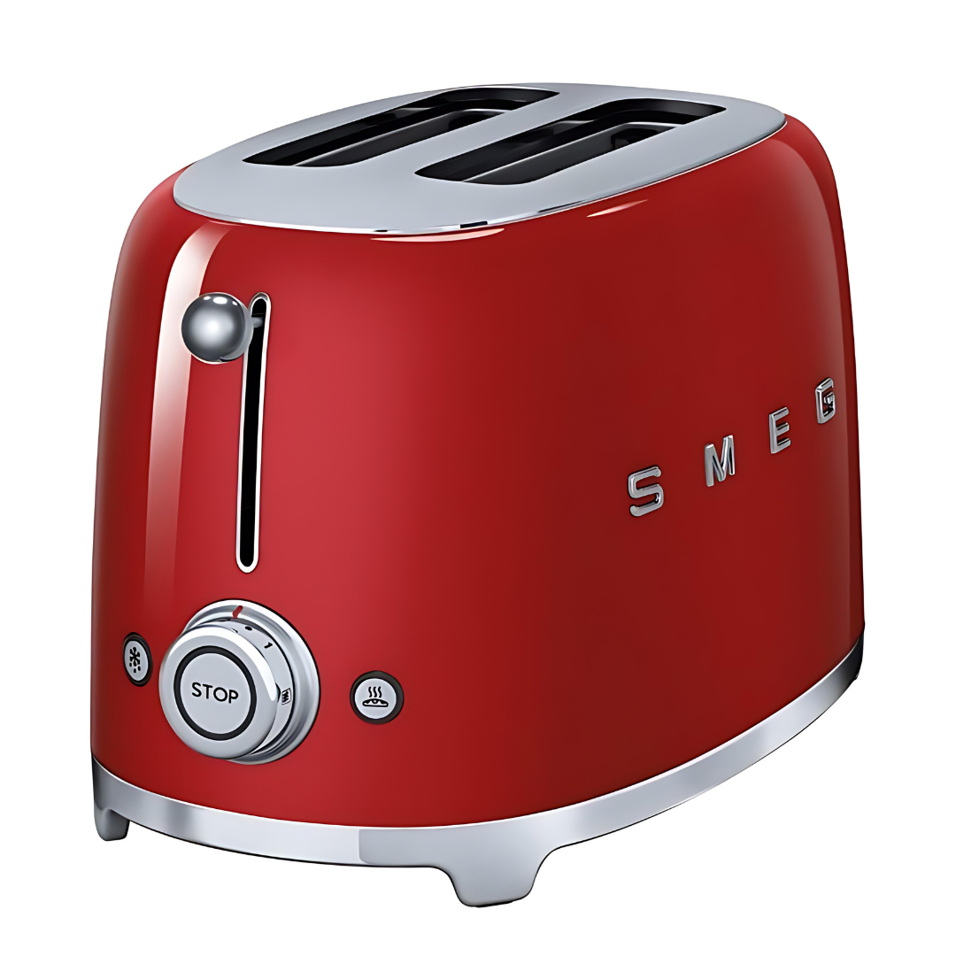 SMEG Retro 2 Slice Toaster in Red Color